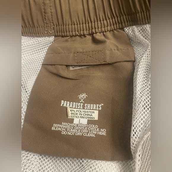 Men's Paradise Shores Large Lined Board Shorts, Swim Trunks - Picture 3 of 4